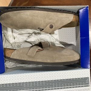 BOSTON BIRKENSTOCK TAUPE SUEDE 44
